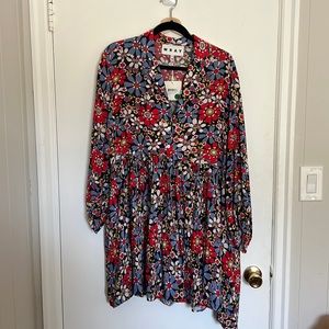 WRAY NYC Mini Quinn Dress in Primary Daisy XL